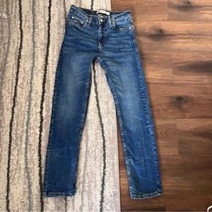 Levis 502 regular taper jeans, size 14 reg or 27 x 27.